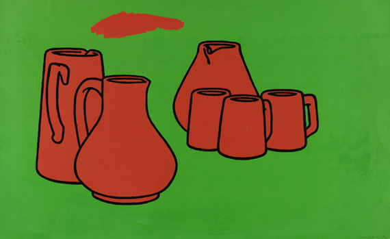 Patrick Caulfield - 2 Blätter: Hermit. Earthenware - 