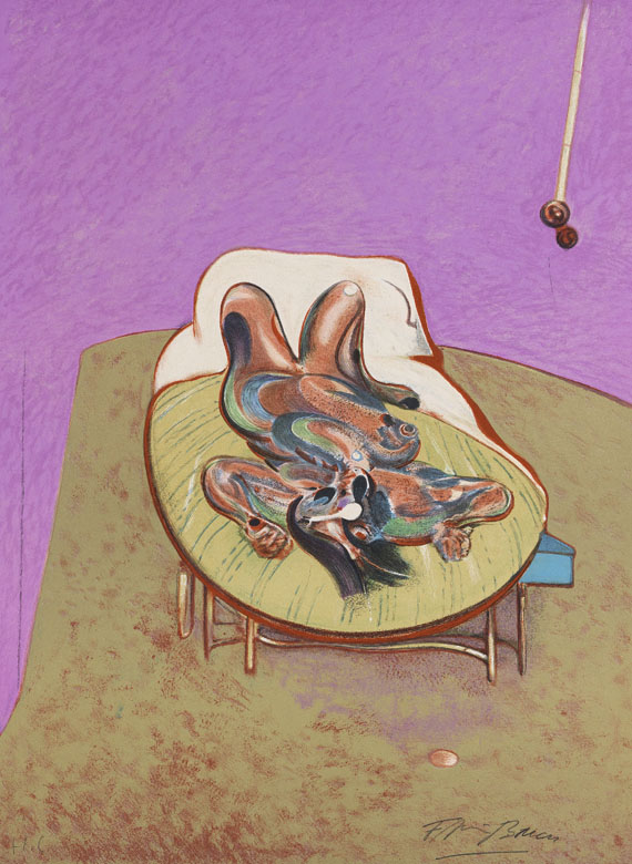 Francis Bacon - Ohne Titel (Reclining figure)