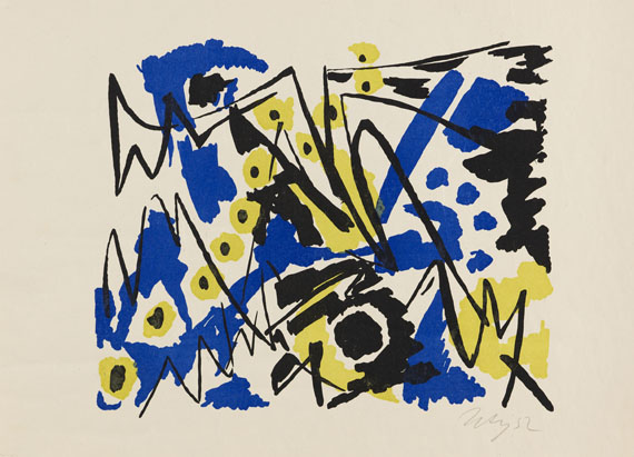 Ernst Wilhelm Nay - Farblitho 1952