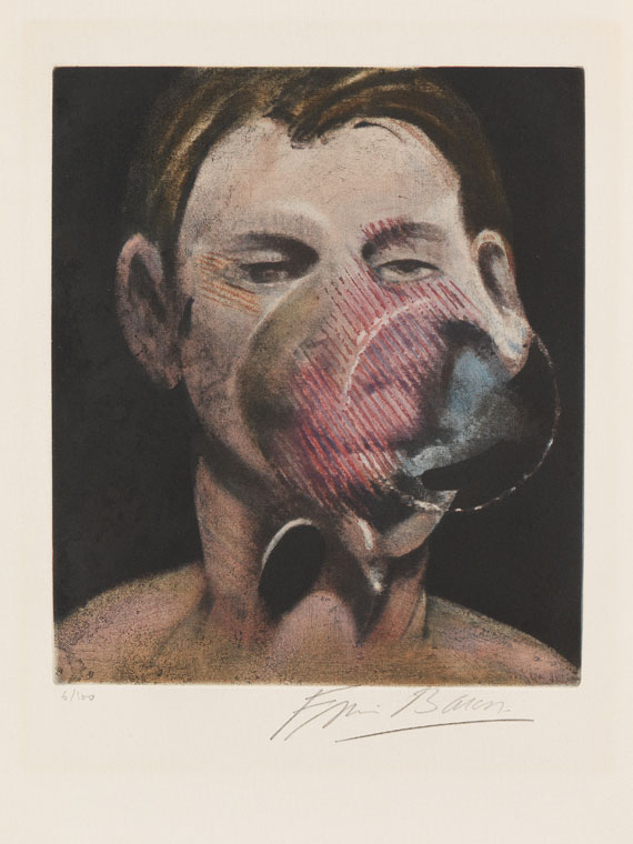 Francis Bacon - Portrait de Peter Beard
