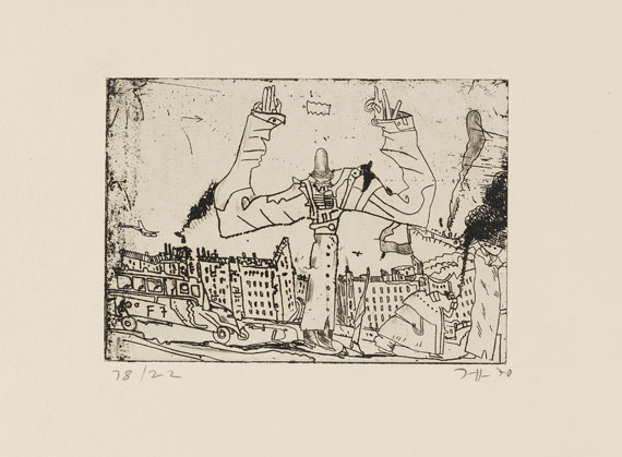 Horst Janssen - Stadtlandschaften - 