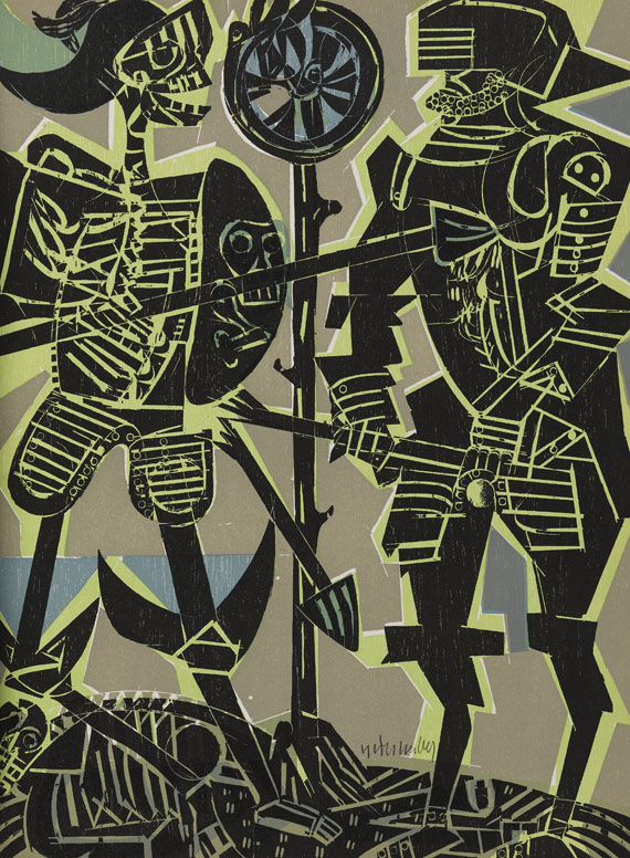 HAP Grieshaber - Totentanz von Basel - 