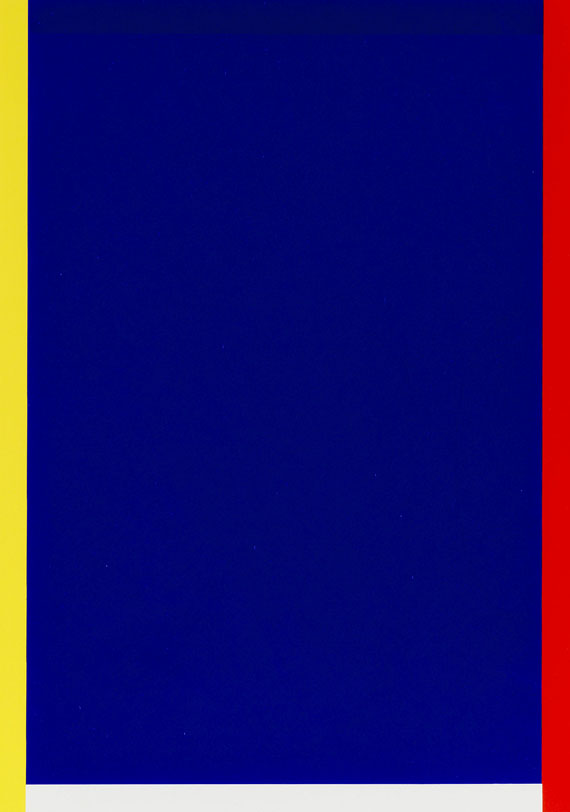 Imi Knoebel - 4 Blätter: Rot Gelb Weiss Blau - 