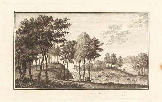 Chr. C. Lorenz Hirschfeld - Theorie der Gartenkunst 5 Bde. (1779-1785) - 