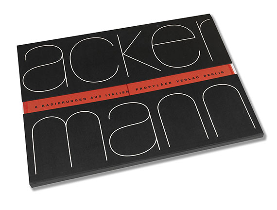 Peter Ackermann - 6 Radierungen aus Italien 1973 - 