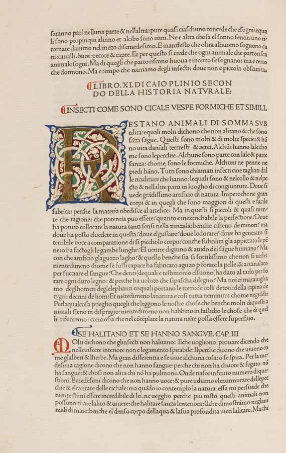 Caecilius Plinius Secundus - Historia naturale (1476) - 