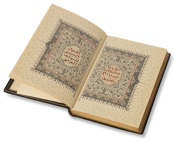 Johann Wolfgang von Goethe - Westöstlicher Divan. 1922. - 