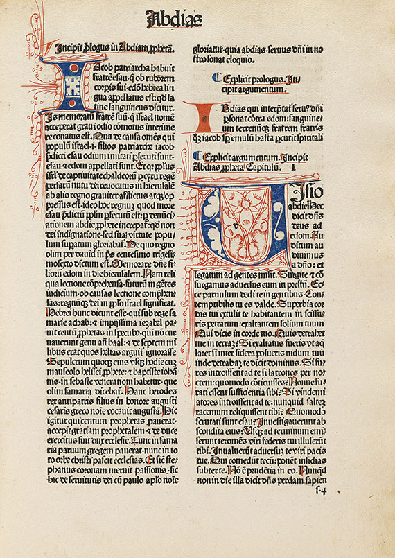 Biblia latina - Biblia latina. Straßbg., Grüninger 1483.
