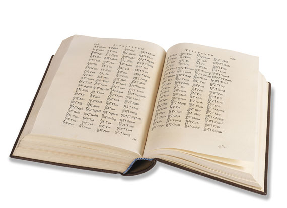 Augustin Giorgi - Alphabetum Tibetanum. 1762 - 