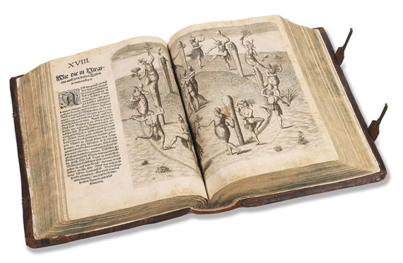 Theodor de Bry - Große Reisen - Amerika. 5 Tle. in 1 Bd. 1590