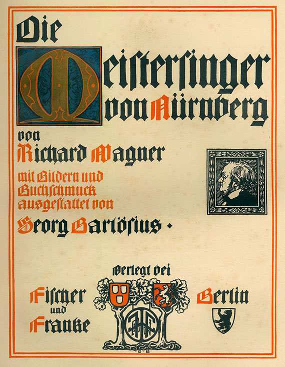 Wagner, R. - Richard Wagner, Die Meistersinger von Nürnberg. 1901.