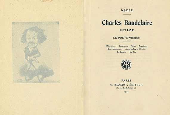 Nadar - Charles Baudelaire. 1911.