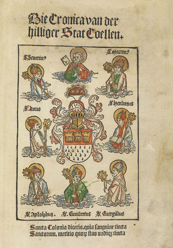   - Die Cronica van der hilliger Stat Coellen. 1499 - 