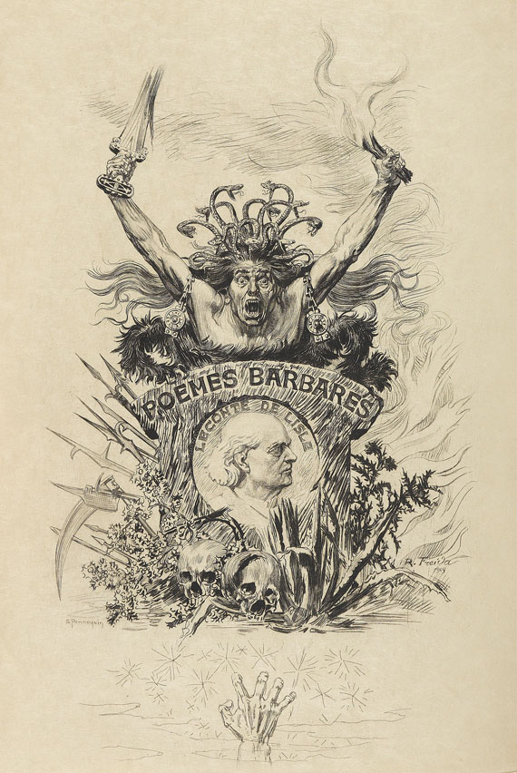 Jean-Louis Leconte - Poèmes barbares. 2 Bde. 1914 - 