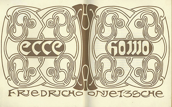 Henry Van de Velde - Friedrich Nietzsche, Ecce Homo. 1908.
