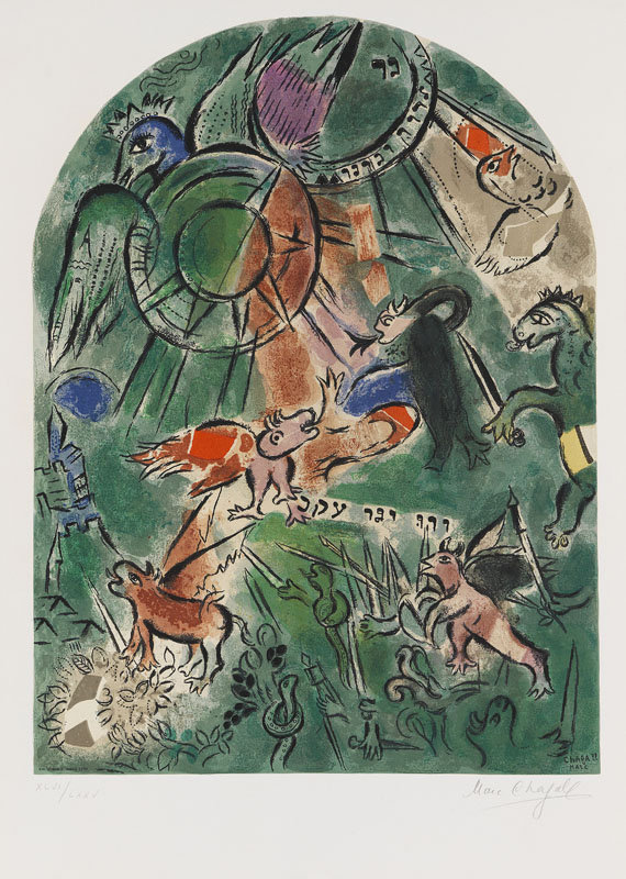 Marc Chagall - Zwölf Muster für die Fenster von Jerusalem - 