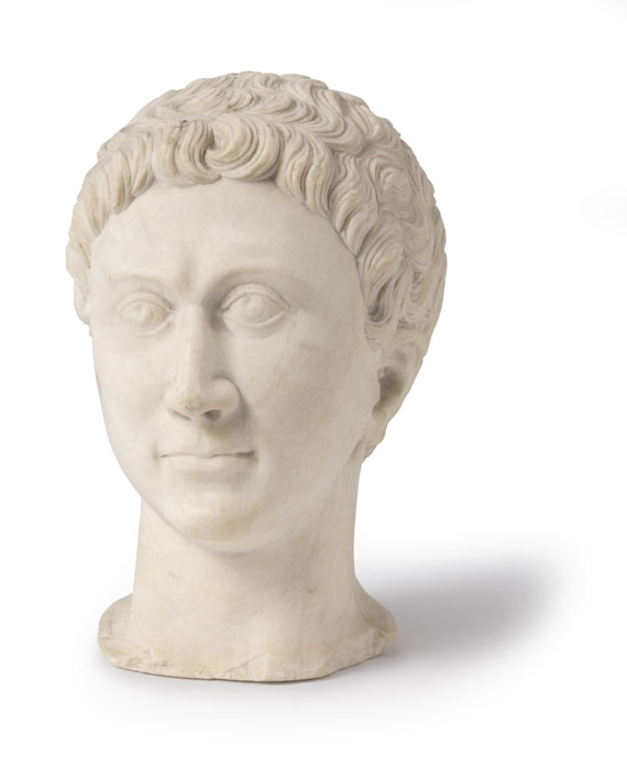 Antikenkopie - Wohl der junge Gaius Octavius, späterer Kaiser Augustus