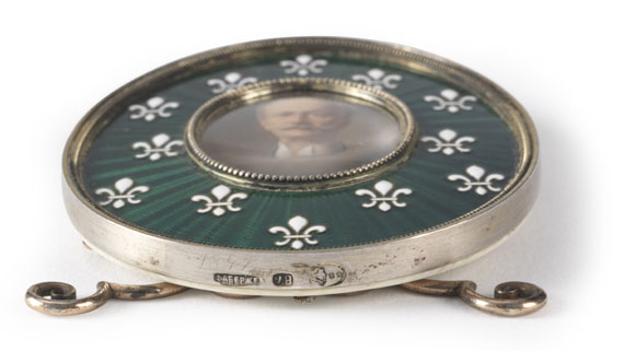 Johann Victor Aarne für Peter Carl Fabergé - Fabergé-Rahmen mit Miniatur - 