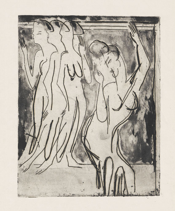 Ernst Ludwig Kirchner - Wigmann - Tanzgruppe