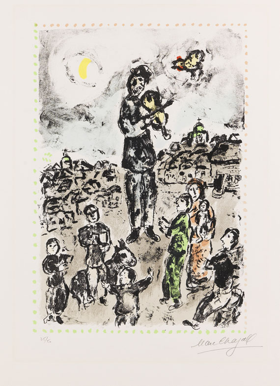 Marc Chagall - Concert in the Square