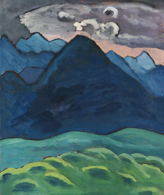 Gabriele Münter - Blauer Kegelberg