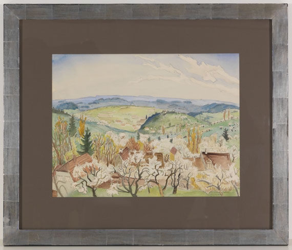 Erich Heckel - Schwäbische Landschaft im Frühling - 