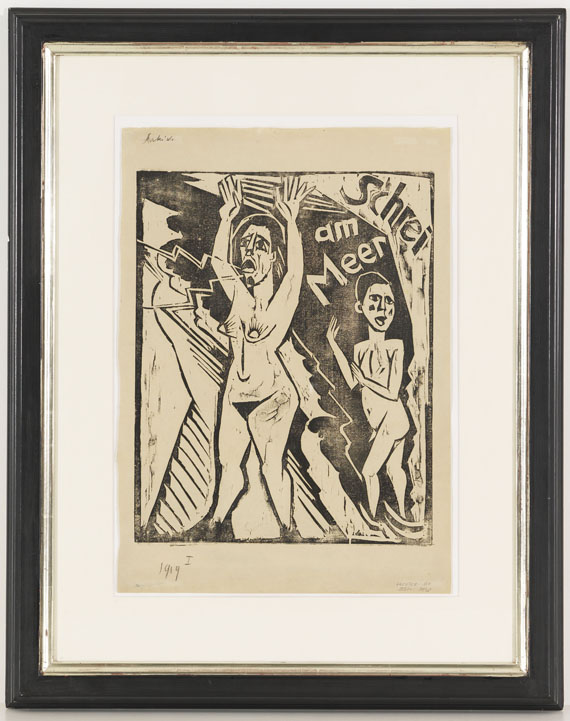 Hermann Max Pechstein - Schrei am Meer - 