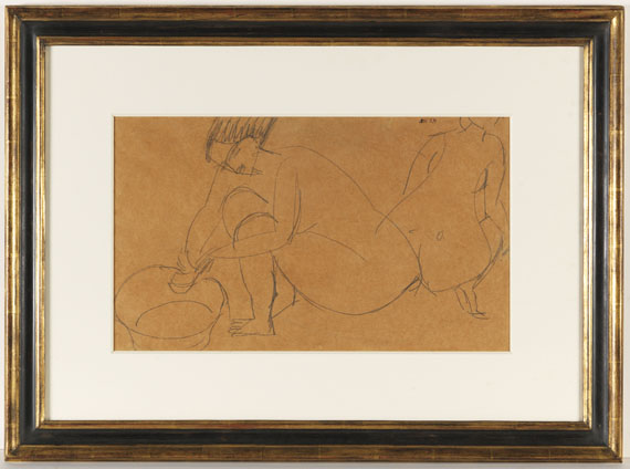 Ernst Ludwig Kirchner - Zwei sitzende Akte - 