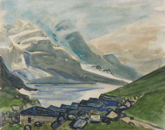 Hermann Max Pechstein - Bergsee