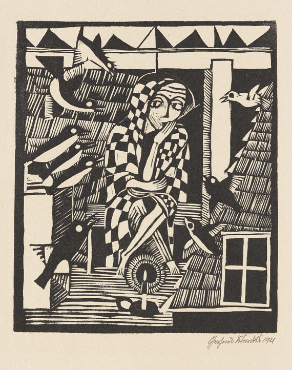  Mappenwerk / Portfolio - Bauhaus-Drucke. Neue Europäische Graphik. Erste Mappe. Meister des Staatlichen Bauhauses in Weimar - 