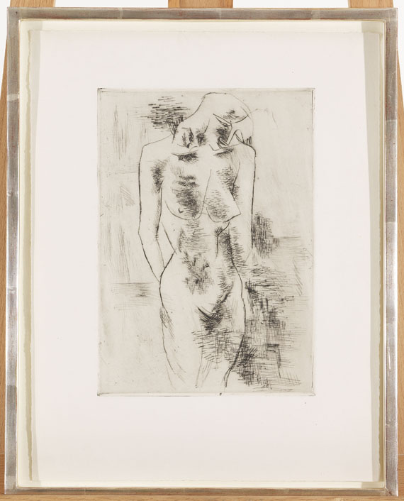 Georges Braque - Etude de Nu (Aktstudie) - 