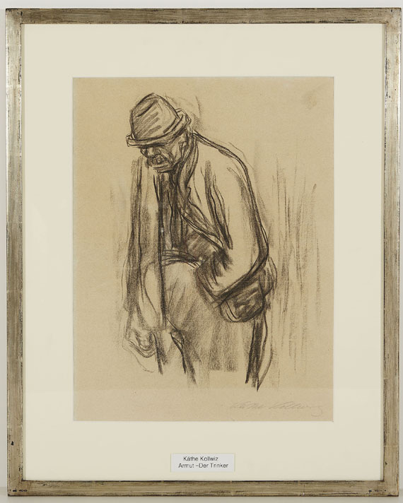 Käthe Kollwitz - Mann mit Hut - 