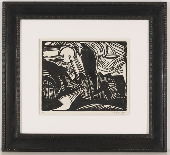 Karl Schmidt-Rottluff - Landschaft mit Sonne - 