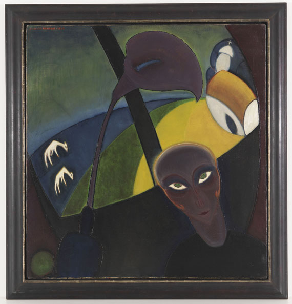 Armand Bouten - Ohne Titel (Mann mit Calla) - 