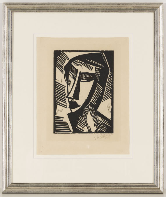 Karl Schmidt-Rottluff - Weiblicher Kopf - 