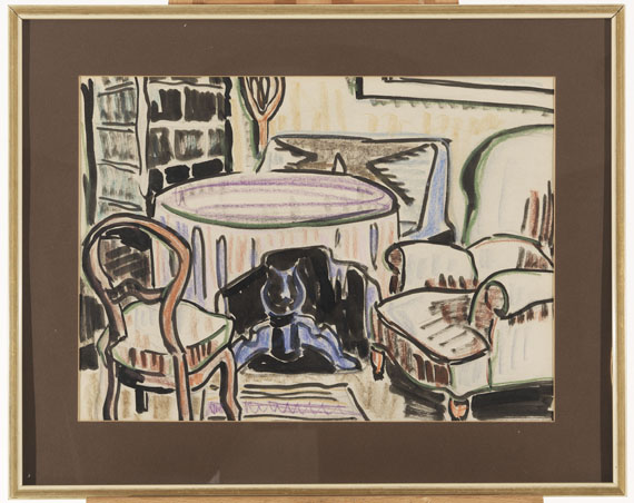 Karl Schmidt-Rottluff - Zimmerecke - 