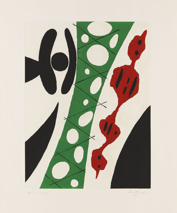 Ernst Wilhelm Nay - Sechs Aquatinten. Über den Menschen - 