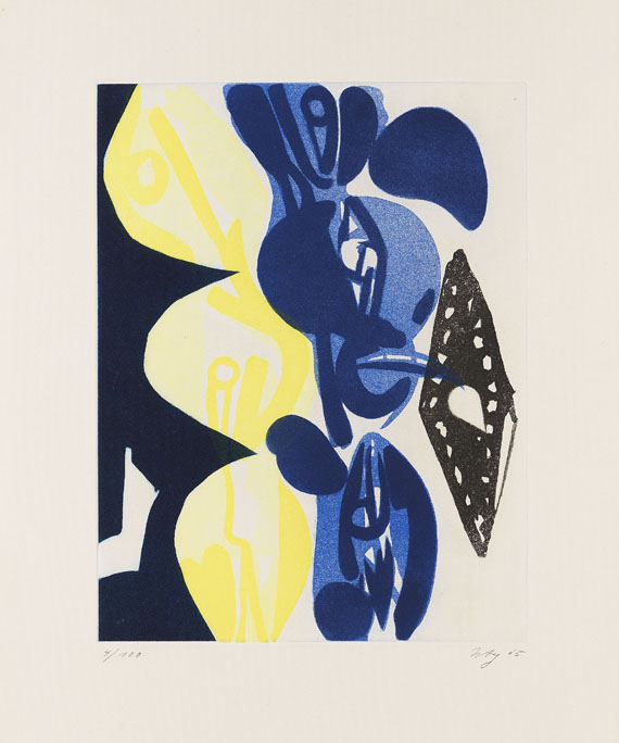 Ernst Wilhelm Nay - Sechs Aquatinten. Über den Menschen - 