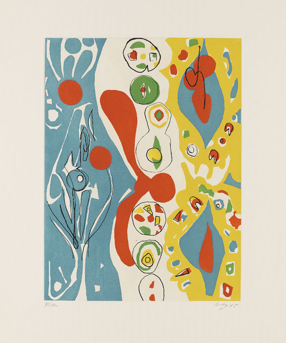 Ernst Wilhelm Nay - Sechs Aquatinten. Über den Menschen - 