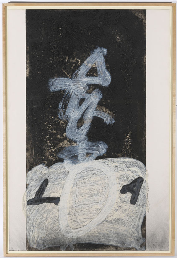 Antoni Tàpies - Cal•ligrafia vertical - 