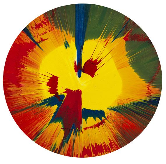 Damien Hirst - Spin Painting