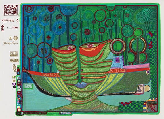 Friedensreich Hundertwasser - Regentag - 