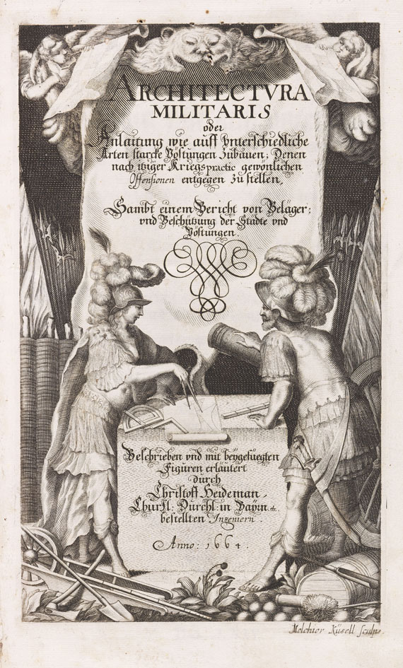 Christoff Heideman - Architectura Militaris. 1664. - 