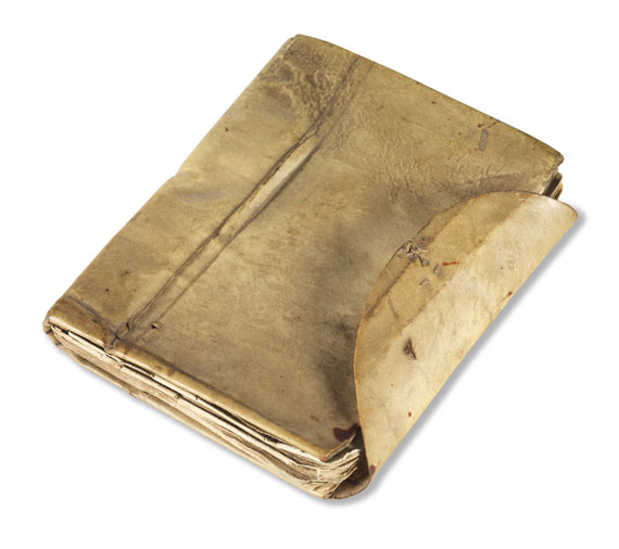   - Taubstummen-Manuskript. Papierhandschrift mit Illustrationen. - 