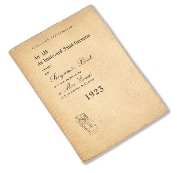 Max Ernst - Peret, B., Au 125 du boulevard Saint-Germain. 1923. - 