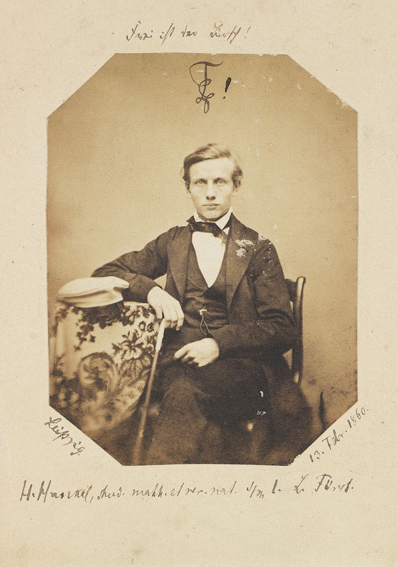  Studentika - 25 Photographien Studenten-Verbindung. 1858-92. - 