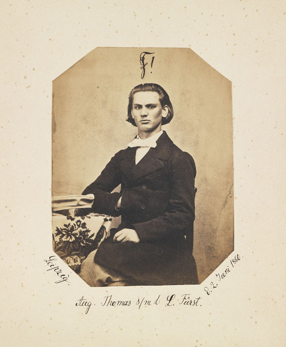  Studentika - 25 Photographien Studenten-Verbindung. 1858-92. - 