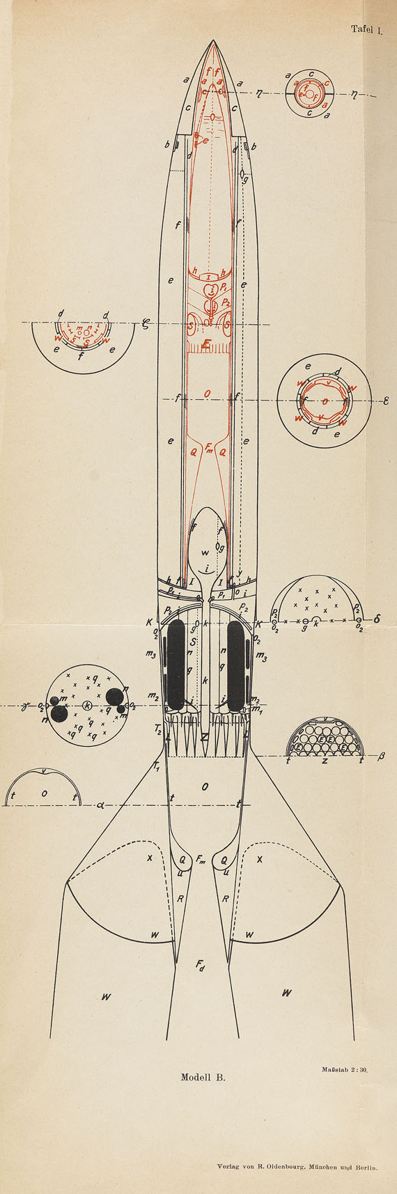 Hermann Oberth - Die Rakete zu den Planetenräumen. 1923 - 