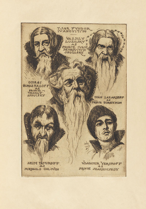 Bernhardt Wall - Sayler, M., The Russian players. 1923. - 