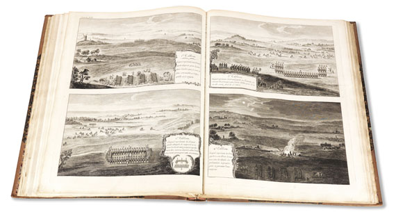 Louis Hector Drummon de Comte de Melfort - Marches et Evolutions de Cavalerie. um 1750 - Dabei: Traité sur la Cavalerie. 1776 - 